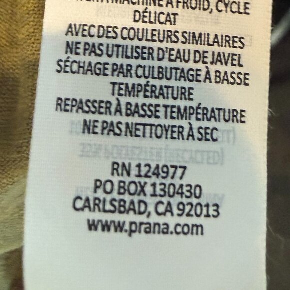 Prana Women Tank Green Cowl Neck Sleeveless Size XS - Picture 8 of 9